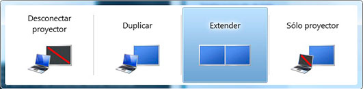 Sistema Operativo Windows 7 - Conexion Video Proyector