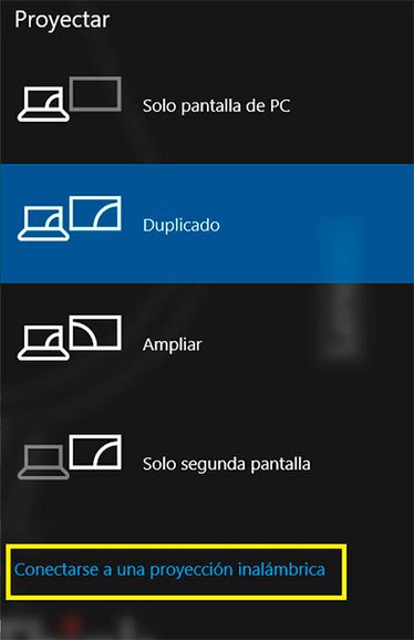 Sistema Operativo Windows 10 - Conexion Video Proyector